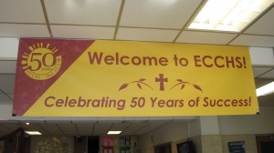Welcome Banner at ECCHS