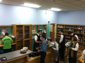 ECCHS FBLA Club opens new school store!