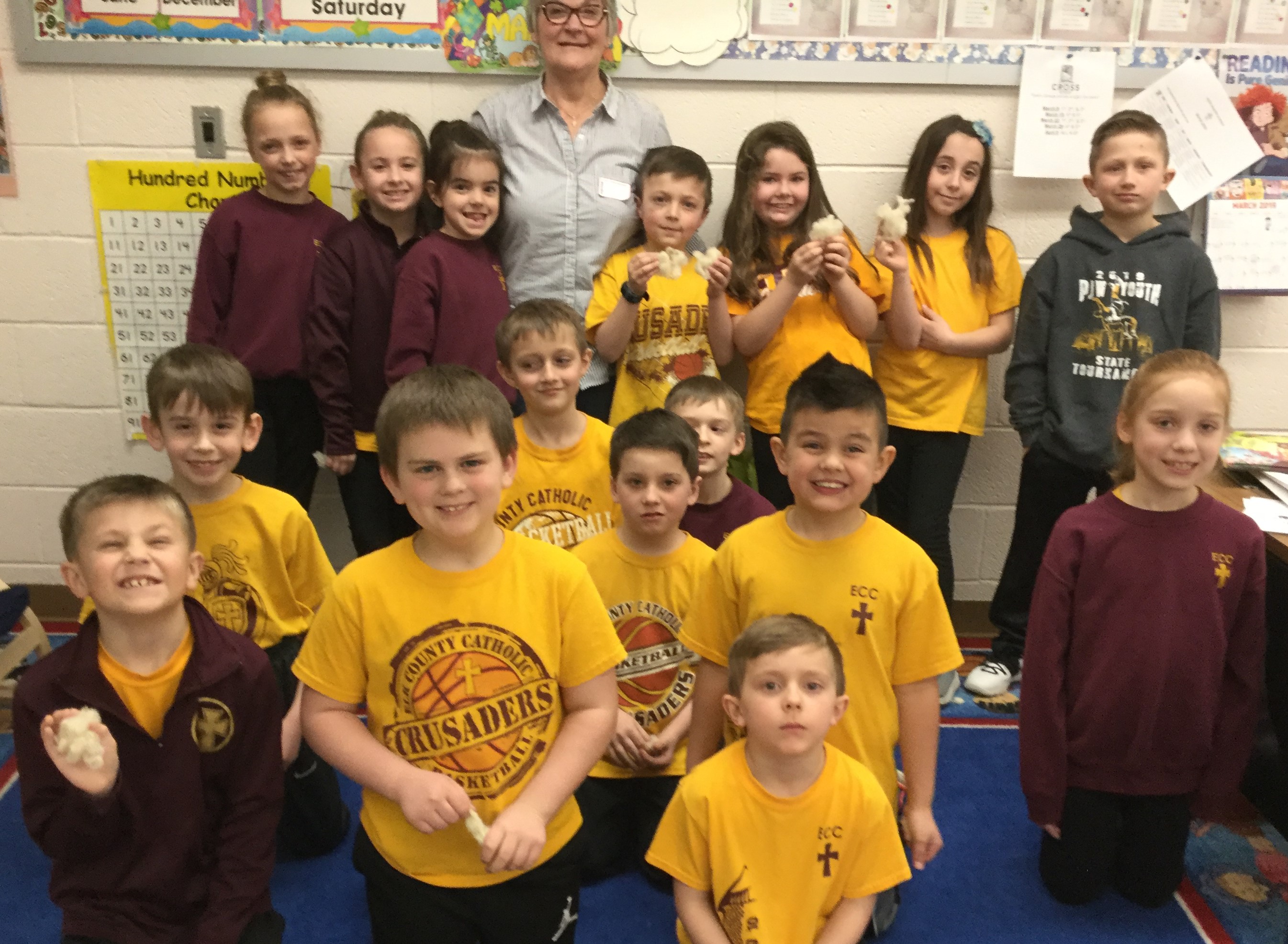 Second graders Learn The Importance Of Farming From Guest Speaker Elk