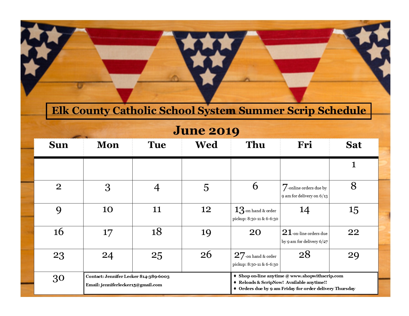 Scrip Program | Elk County Catholic School System