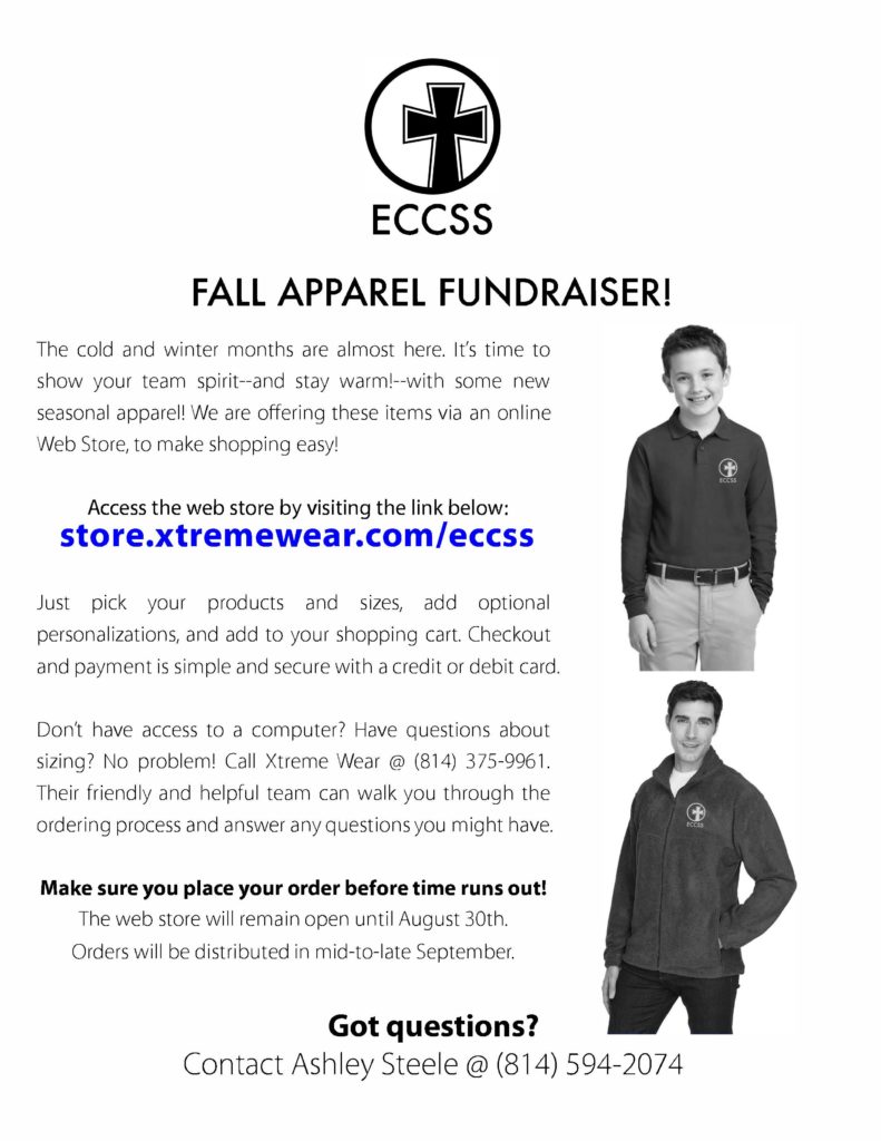 ECCSS PTO Fall Apparel Fundraiser