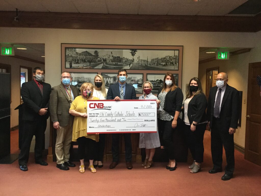 CNB Bank makes contribution to benefit community students at ECCSS