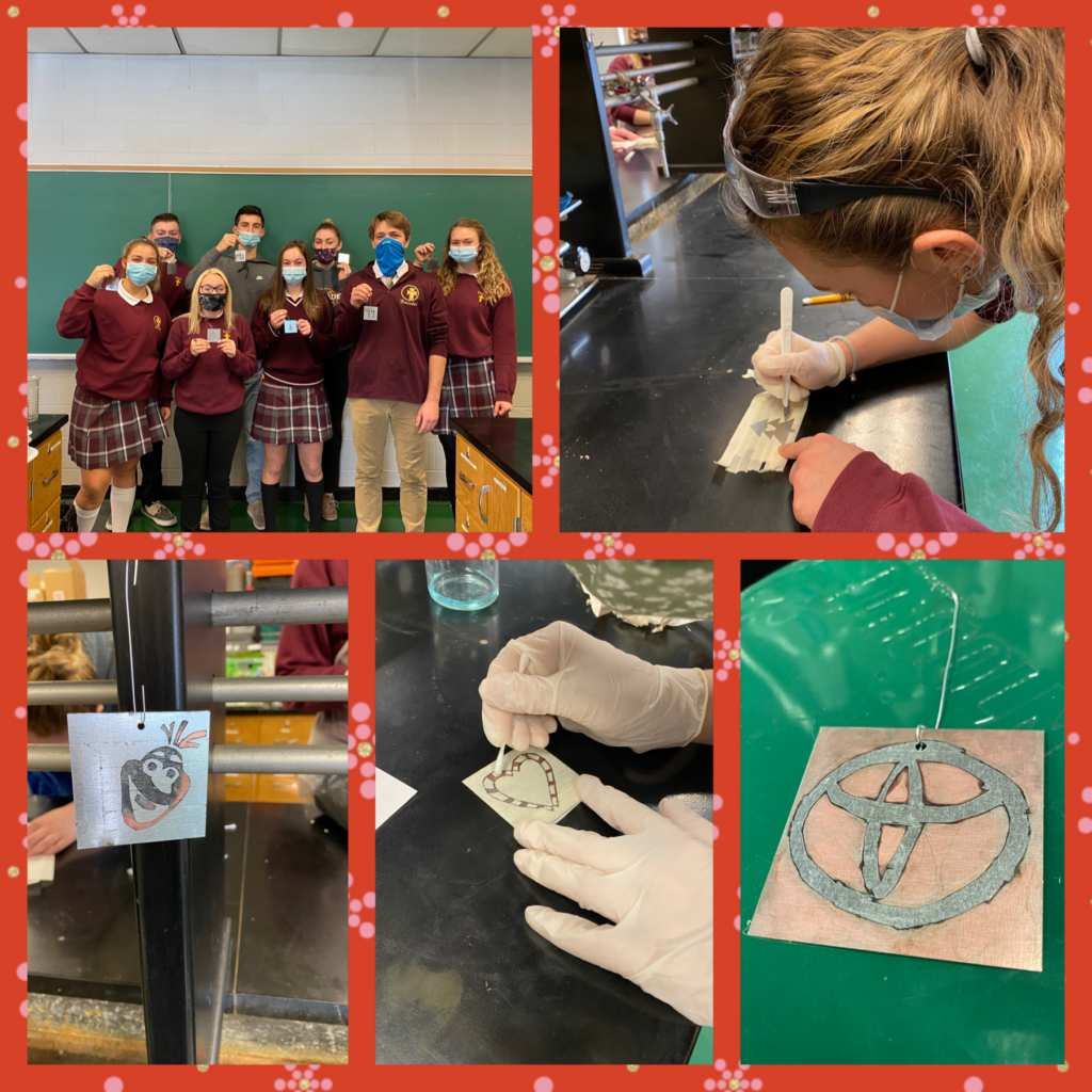 AP Chem Christmas Ornaments