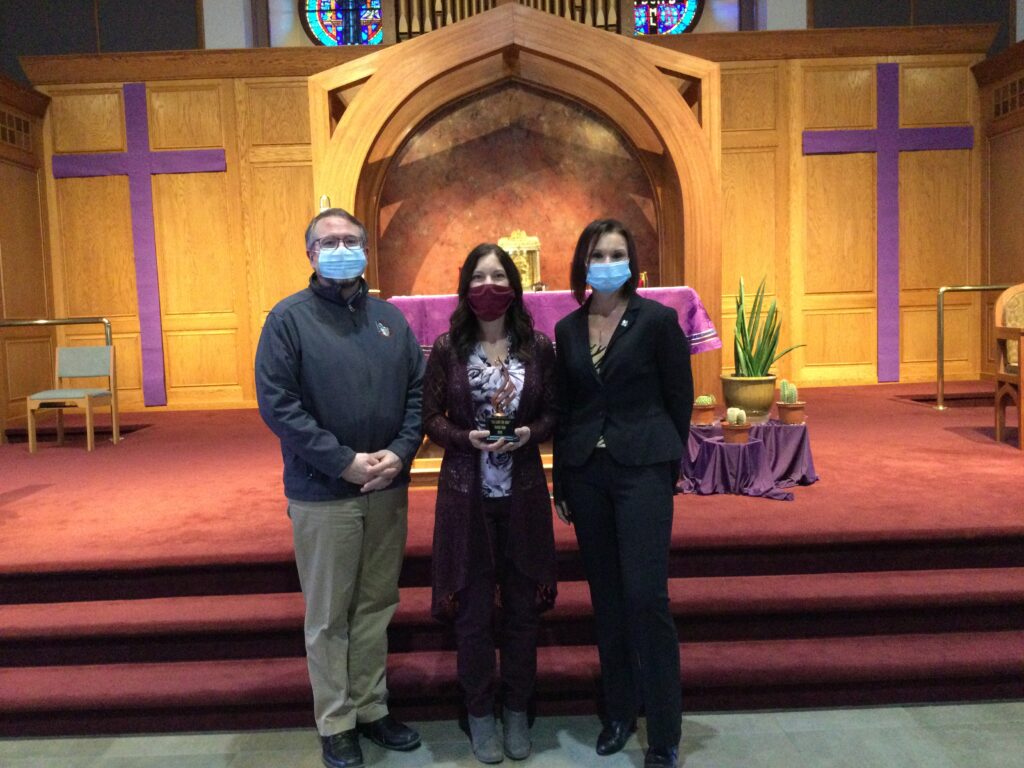 PRINCIPAL SLAY RECEIVES ACHIEVEMENT AWARD!