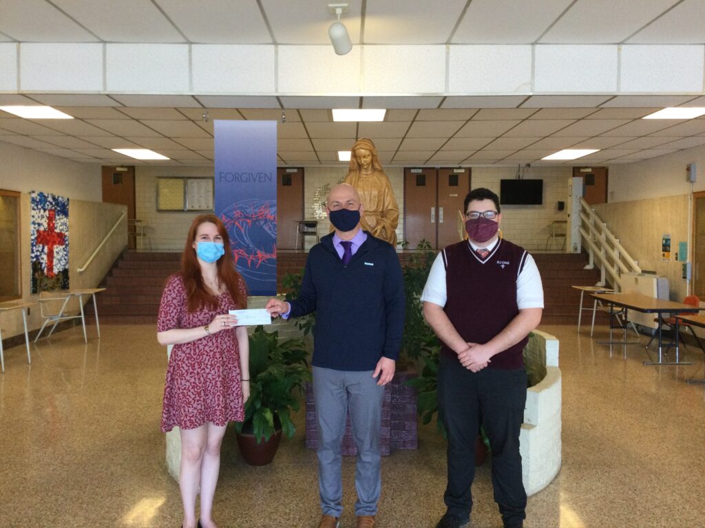 Scholarship donation to ECCHS and SMCMS