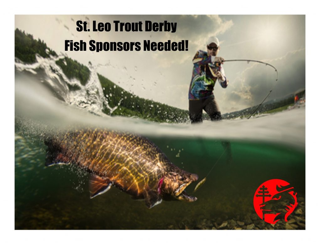 St. Leo Trout Derby Fish Sponsorship Needed!