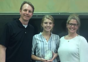 Matha Receives Elk County Toastmasters Award