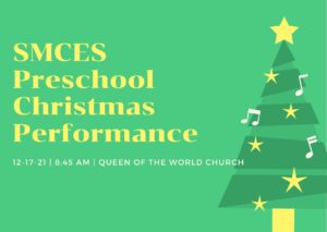 SMCES Preschool Christmas Performance