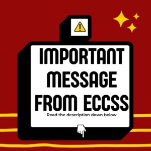 Important Message from ECCSS