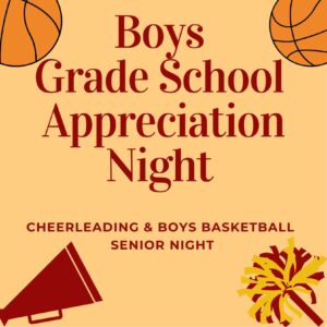 Boys Grade School Appreciation Night