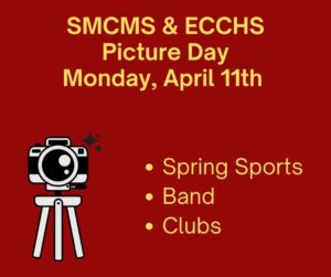 SMCMS/ECCHS Spring Sports/Band/Club Pictures Monday
