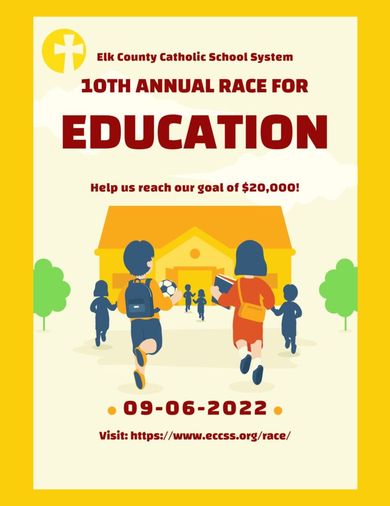 Race for Education Mailers due 9/2/22