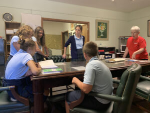 SLS Visits Elk Co. Historical Society