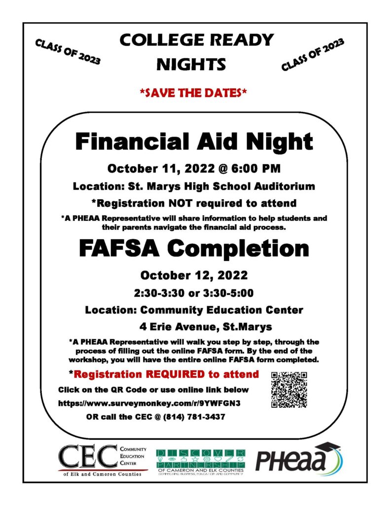 Class of 2023: Financial Aid Night
